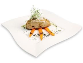 Halibut wędzony herbacianym dymem