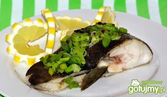 Halibut z porem Halibut z porem