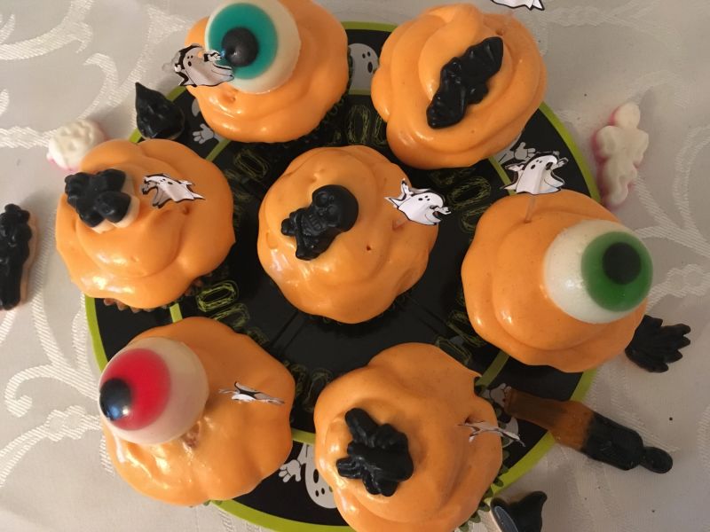 Halloweenowe babeczki
