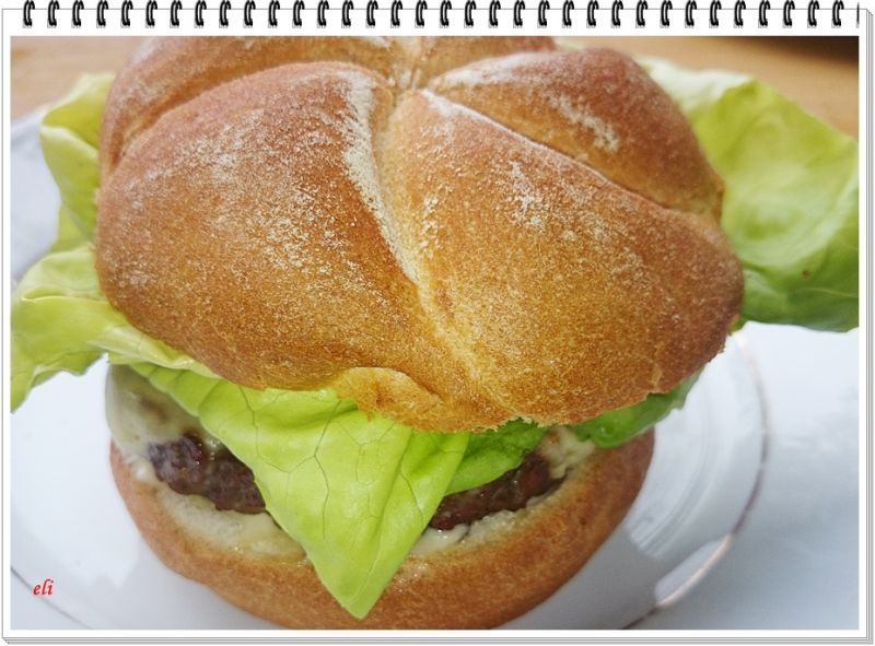 Hamburger wołowy Eli z grilla