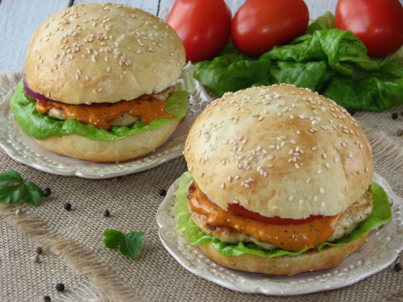 Hamburgery drobiowe