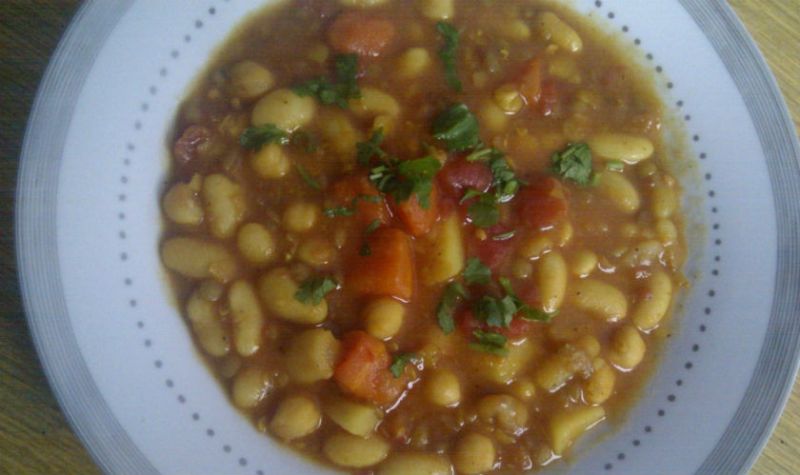 Harira - marokańska zupa w wersji wegetariańskiej