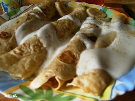 Hawajskie naleśniczki z bananami Hawajskie naleśniczki z bananami