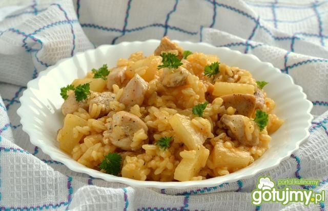 Hawajskie risotto Hawajskie risotto
