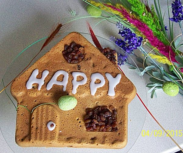 Herbaciany domek (babka) z rodzynkami