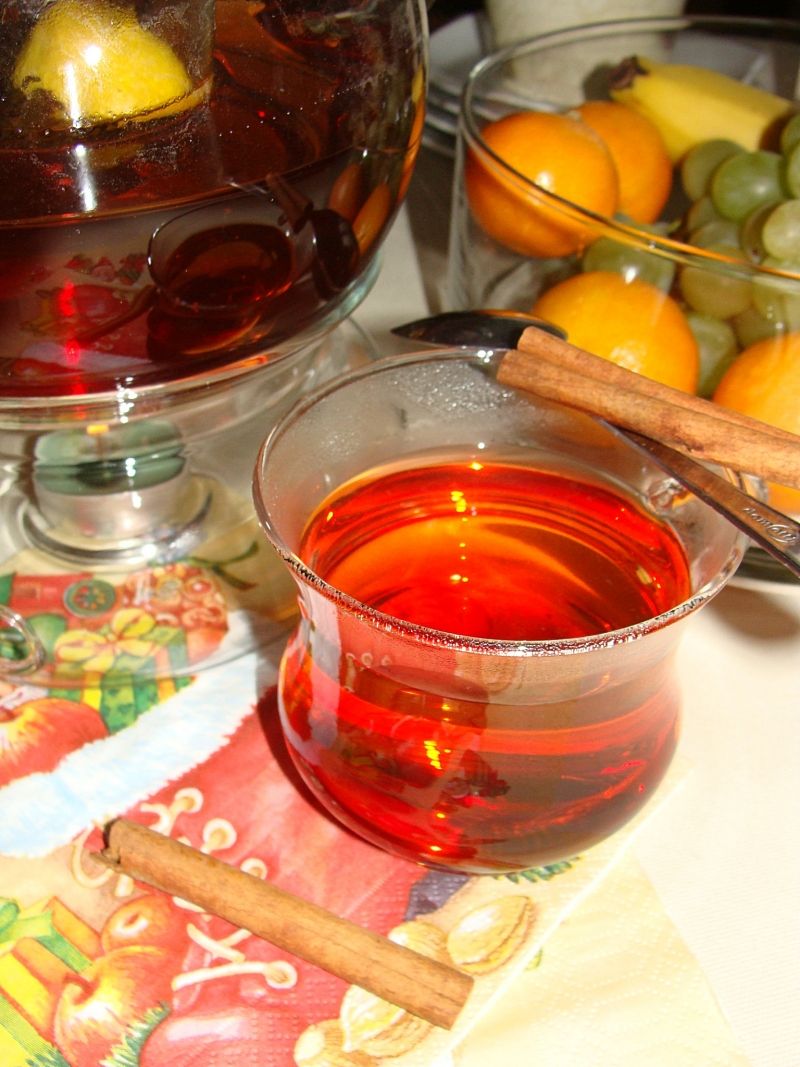 Herbaciany poncz z rumem