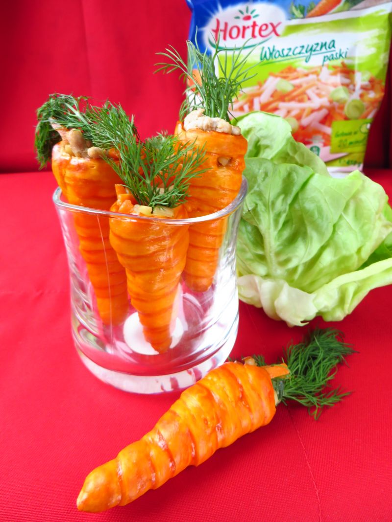 Hiszpańskie tapas - nadziane merchewki