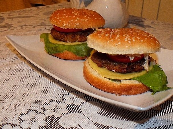 Homemade Hamburgers Homemade Hamburgers