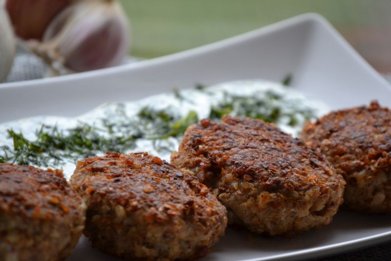 Hreczanyki czyli kotlety gryczane z jagnięciną