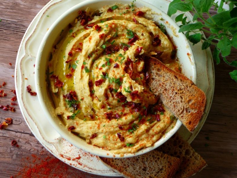 Przepis Hummus pasta z ciecierzycy przepis Gotujmy.pl