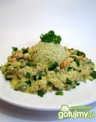 Imbirowy kurczak i kasza jaglana Imbirowy kurczak i kasza jaglana