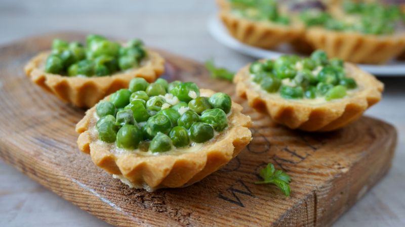 Imprezowe tartaletki z groszkiem Imprezowe tartaletki z groszkiem