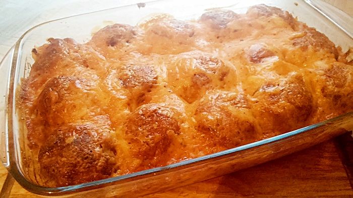 Indycze kotlety zapiekane z sosie majonezowym Indycze kotlety zapiekane z sosie majonezowym