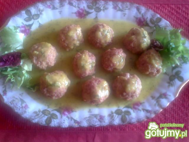 Indycze pulpeciki  koperkowo-cytrynowe