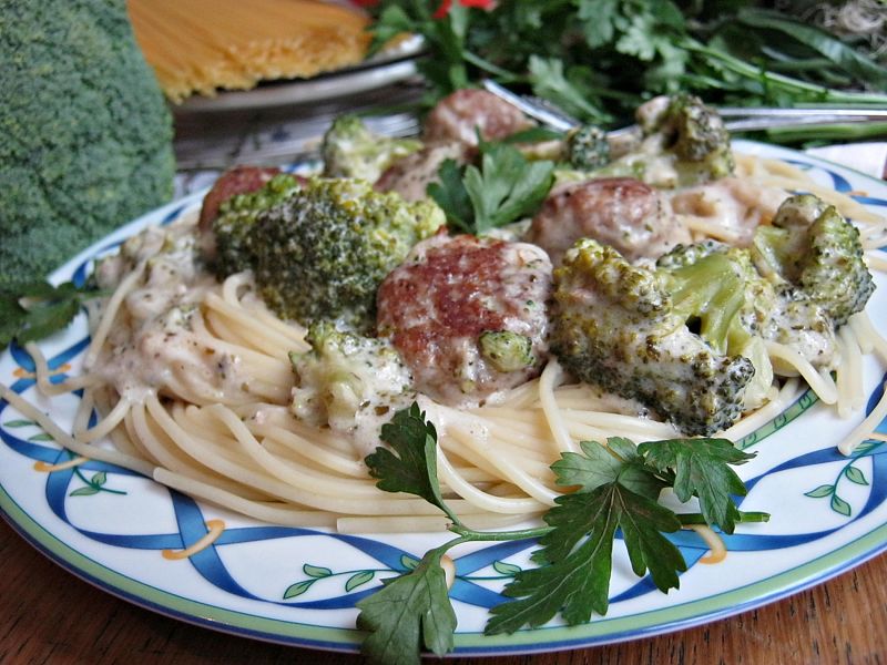 Indycze pulpeciki ze spaghetti