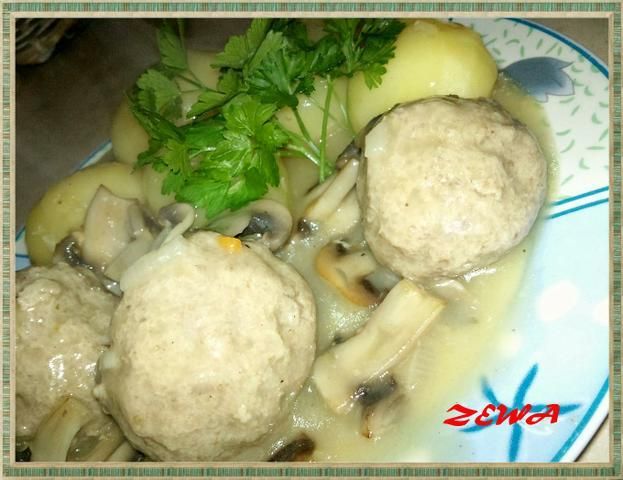 Indyczki w pieczarkach
