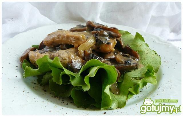 Indyk w sosie z leśnych grzybów Indyk w sosie z leśnych grzybów