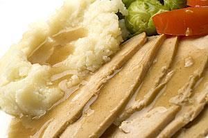 Indyk w sosie z migdałami Indyk w sosie z migdałami