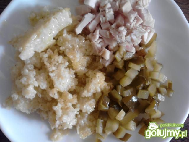 Indyk z jaglanką i ogórkami dla malucha Indyk z jaglanką i ogórkami dla malucha