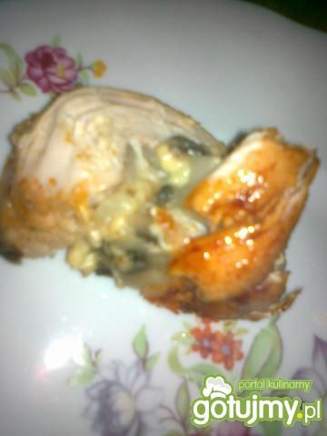 Indyk z pieczarkami i serem Indyk z pieczarkami i serem