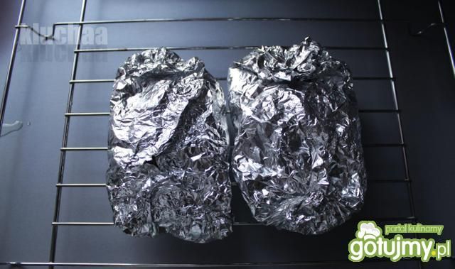 Indyk z pieczarkami z folii