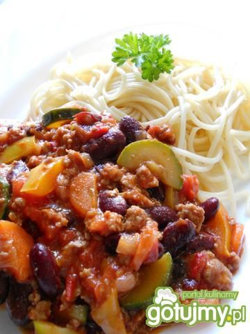 Indyk z warzywami na kolorowo