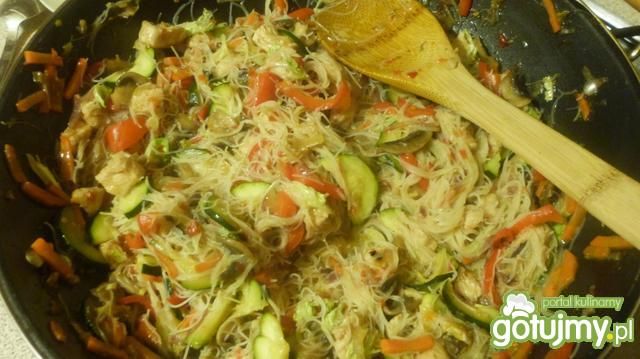 Indyk z warzywami na słodko -ostro