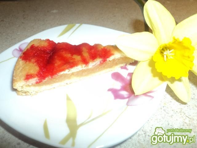 Jabłecznik na biszkopcie