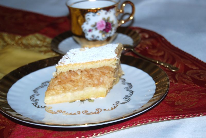 Jabłecznik  na kruchym cieście Jabłecznik  na kruchym cieście