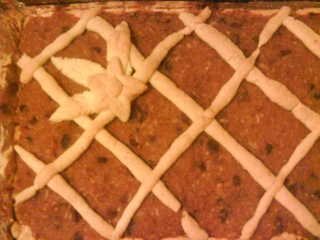 Jabłecznik na półkruchym spodzie