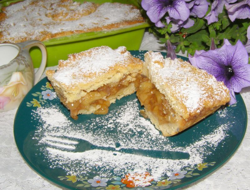 Jabłecznik w kruchym cieście