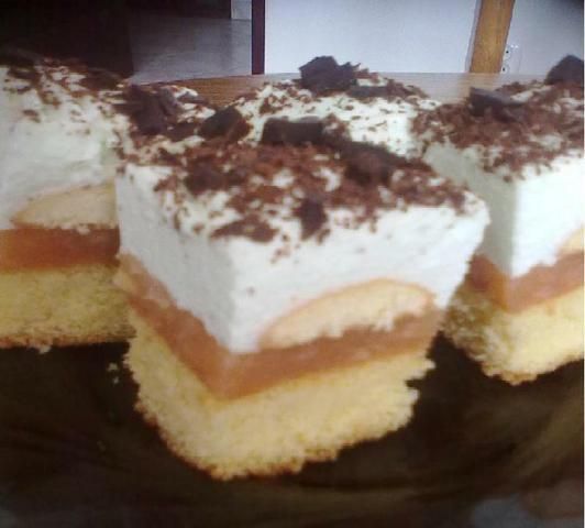 Jabłecznik z biszkoptami Jabłecznik z biszkoptami