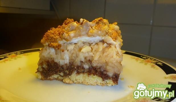 Jablecznik z bita piana i kruszonka Jablecznik z bita piana i kruszonka