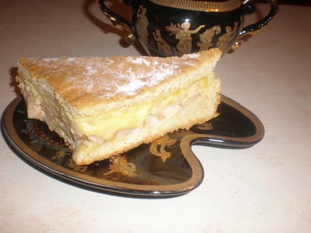 Jabłecznik z budyniem