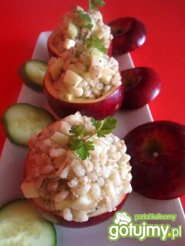 Jabłka faszerowane pęczakiem Jabłka faszerowane pęczakiem