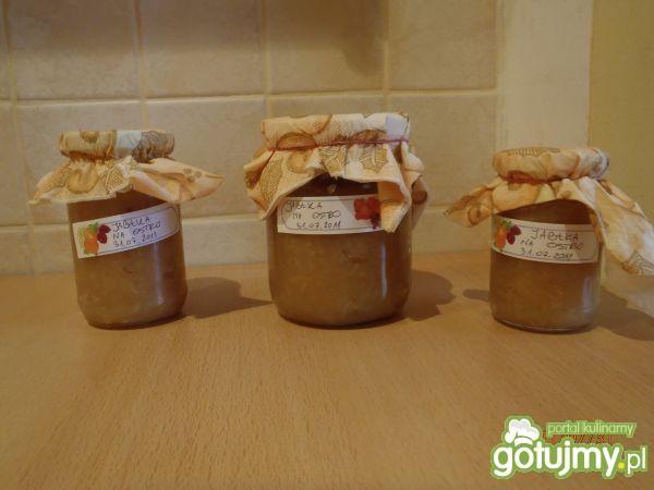 jabłka na ostro do słoiczka