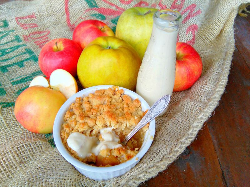 Jabłka pod kruszonką Jabłka pod kruszonką