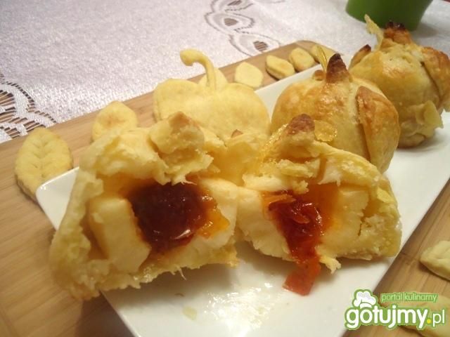 Jabłka w fartuszkach