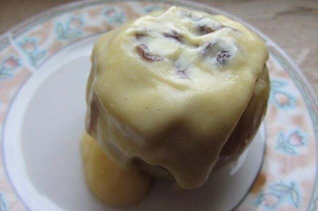 Jabłka w sosie imbirowym