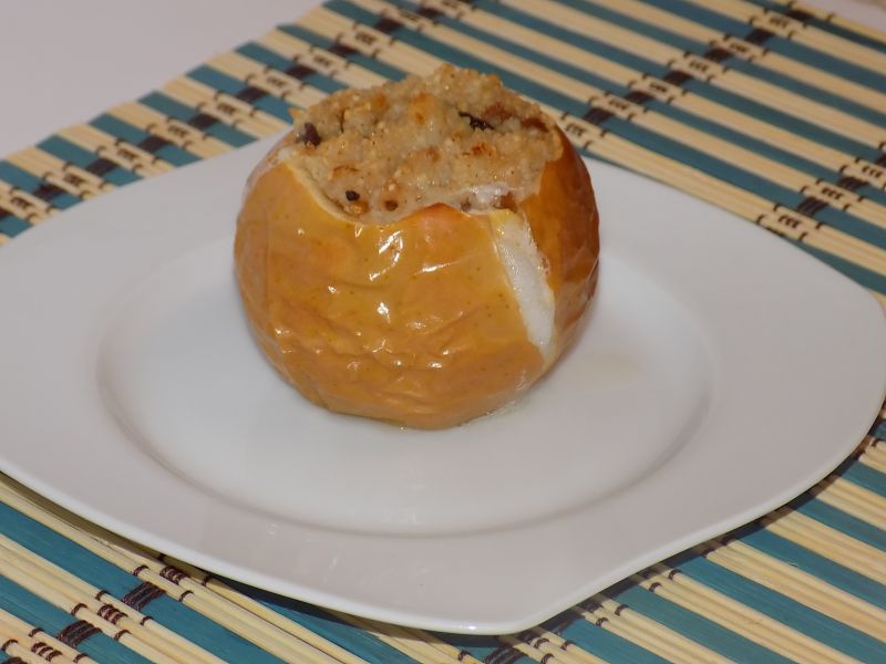 Jabłka z kaszą jaglaną