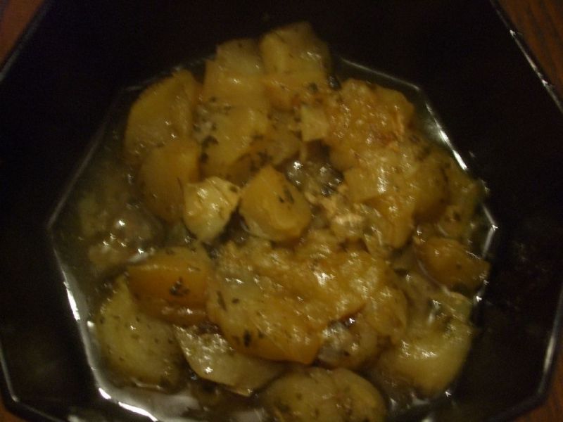 Jabłka z majerankiem