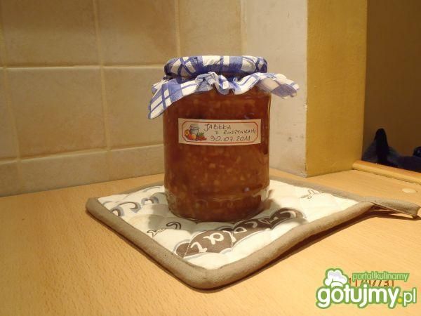 Jabłka z rodzynkami