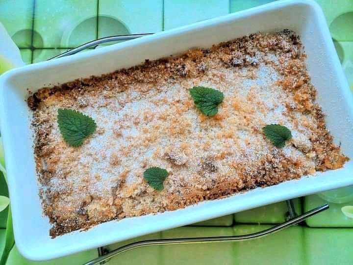 Jabłka zapiekane pod kokosową kruszonką