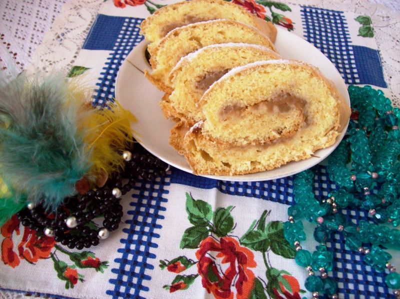 Jabłkowa rolada Jabłkowa rolada