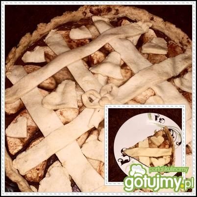 Jabłkowa tarta z nutellą