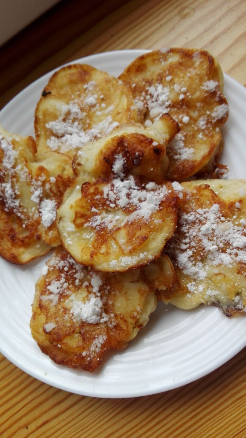 Jabłkowe placuszki na kefirze