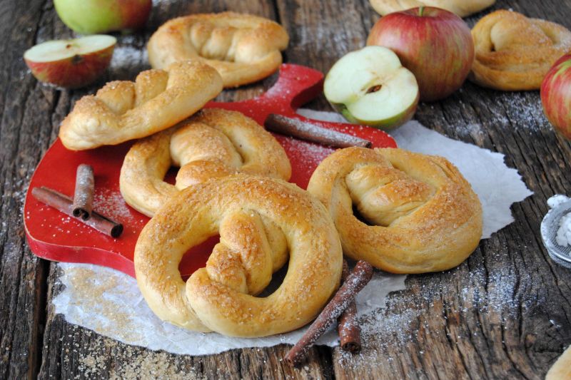 Jabłkowe precle