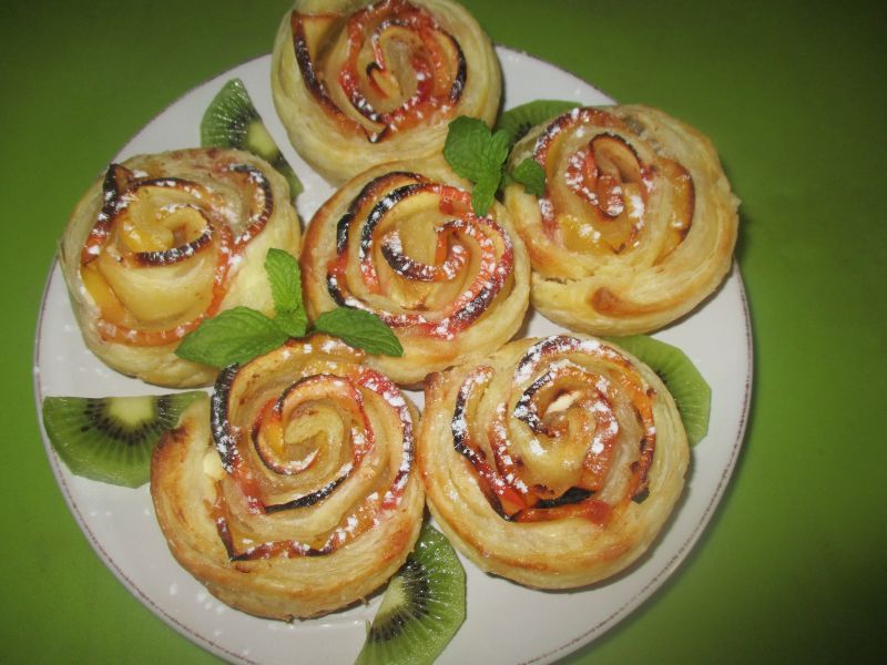 Jabłkowe różyczki Jabłkowe różyczki