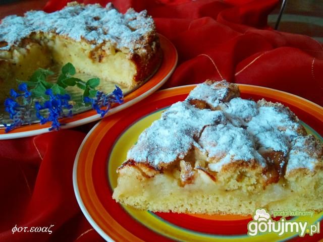 Jabłkowe rwane ciasto