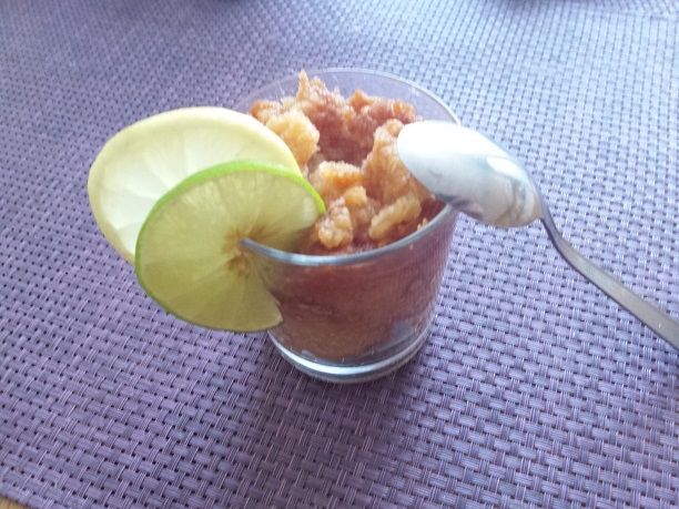 Jabłkowo-limonkowa granita